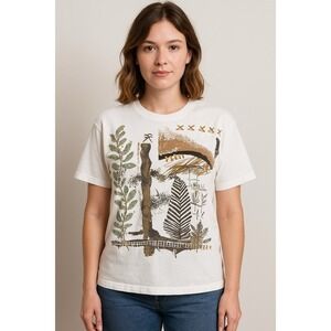 Art Wear Apparel Limited Vintage Tee Made in USA Nature Abstract Print One Size